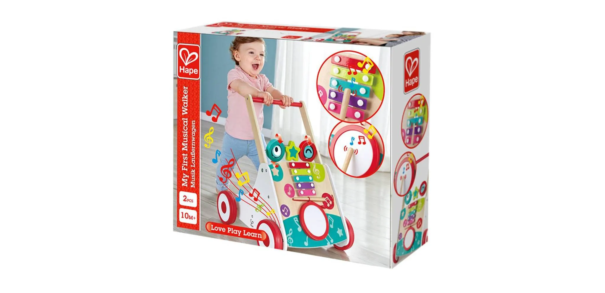 My First Push and Pull Musical Walker - Kaedas