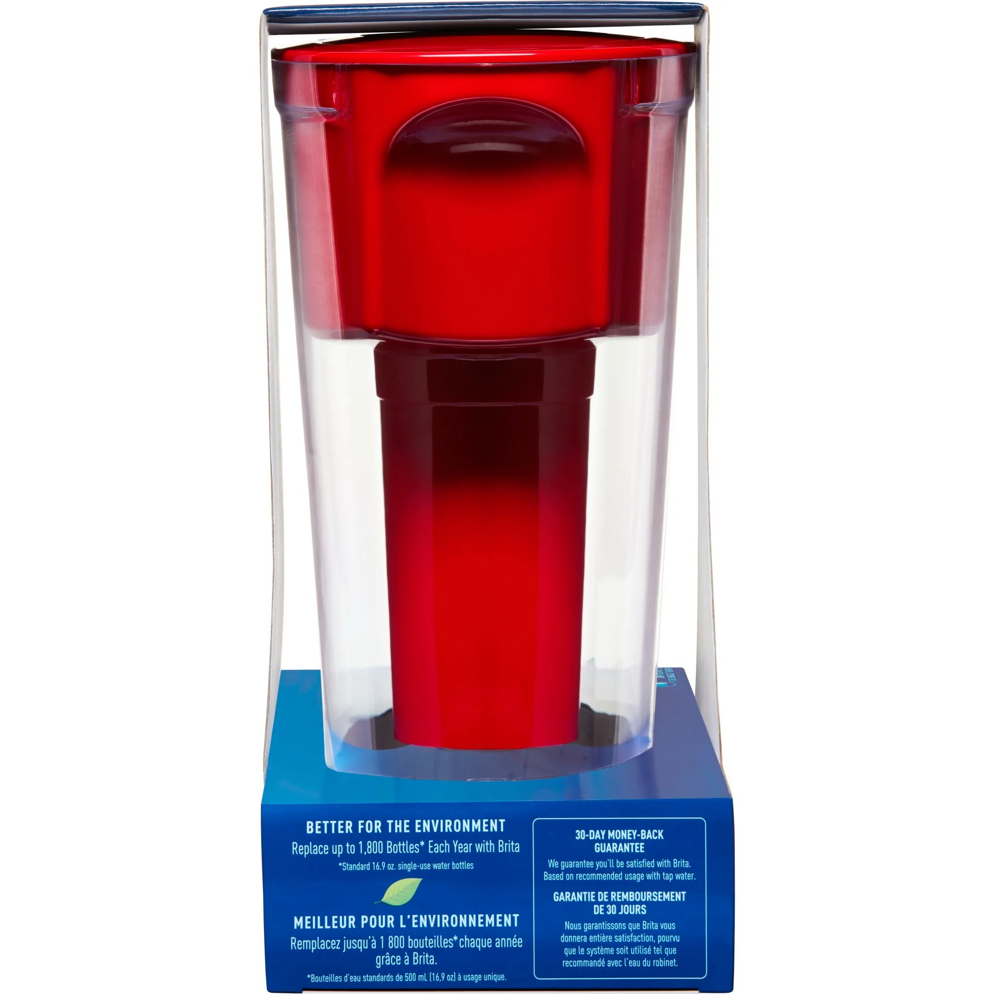 6-Cup Metro Water Pitcher Dispenser - Red - Kaedas