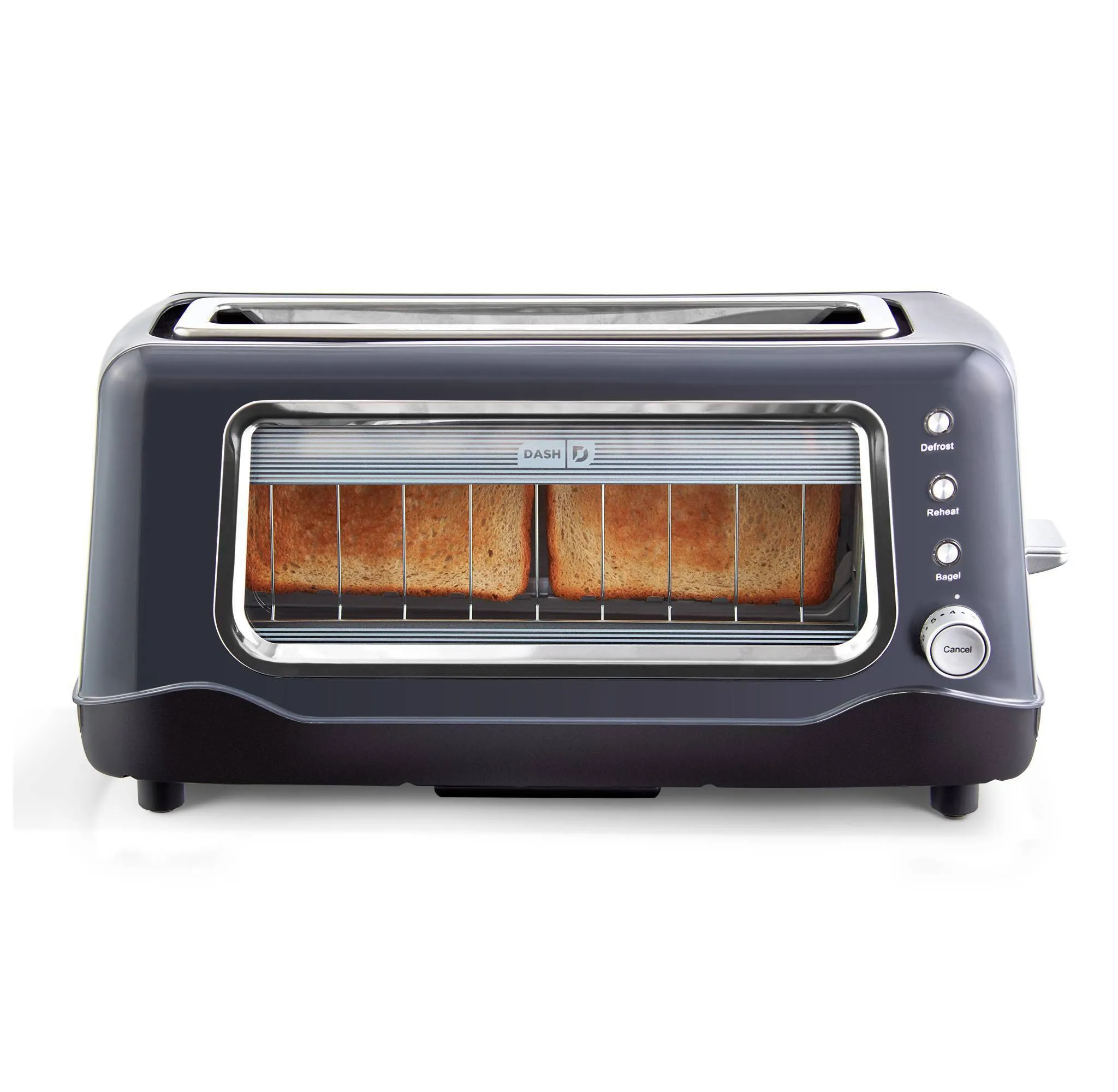 ClearView Long Slot Toaster, Aqua Green, 1100W - Kaedas