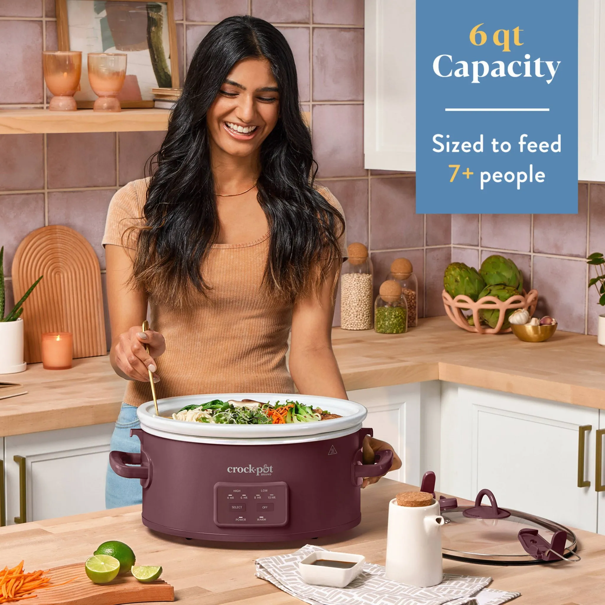 6qt Cook & Carry Programmable Slow Cooker (See Description) - Kaedas