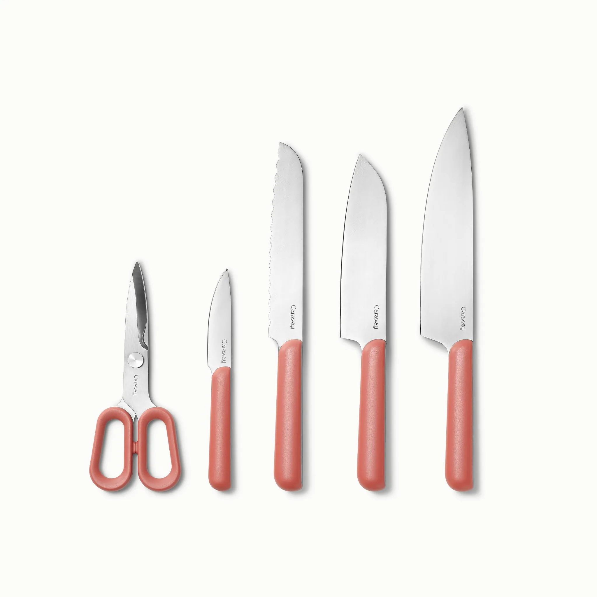 Caraway Home 5pc Knife Set - Perracotta - Kaedas