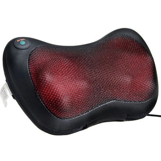 Shiatsu Pillow Massager With Heat Deep Kneading for Shoulder  Neck and Back - Kaedas