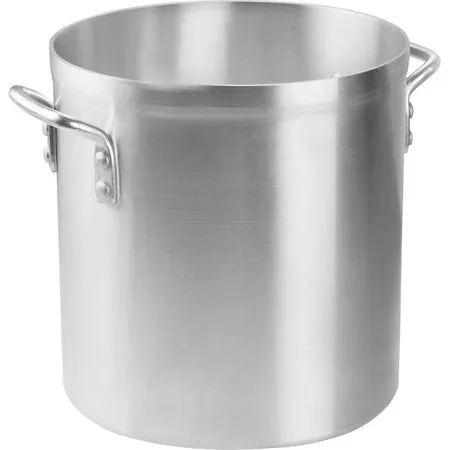 Aluminum 20 Quart Stock Pot - Silver - Kaedas