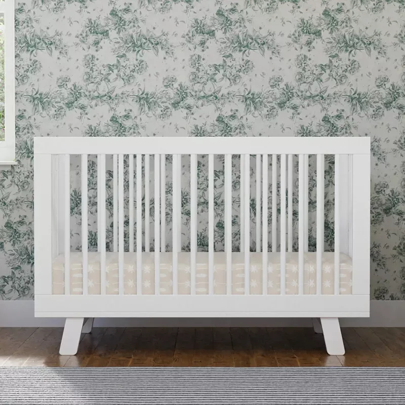 Hudson 3-in-1 Convertible Crib - White - Kaedas
