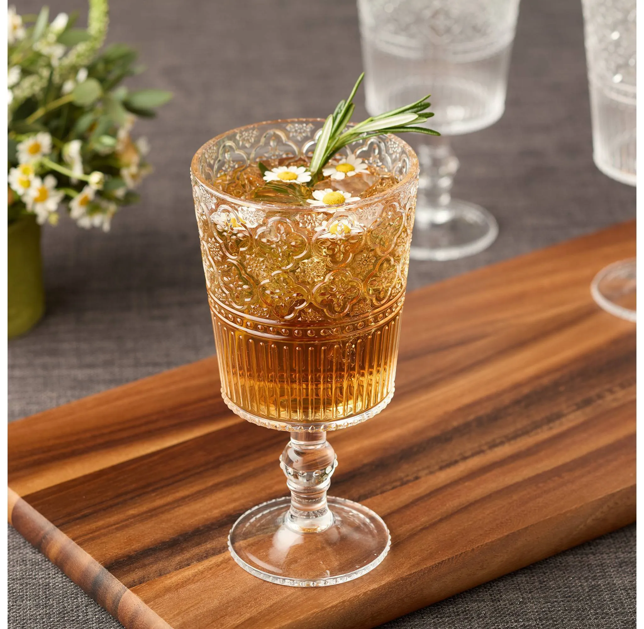 Certified International Victoria Acrylic All-Purpose Goblets - Set of 6 - Kaedas