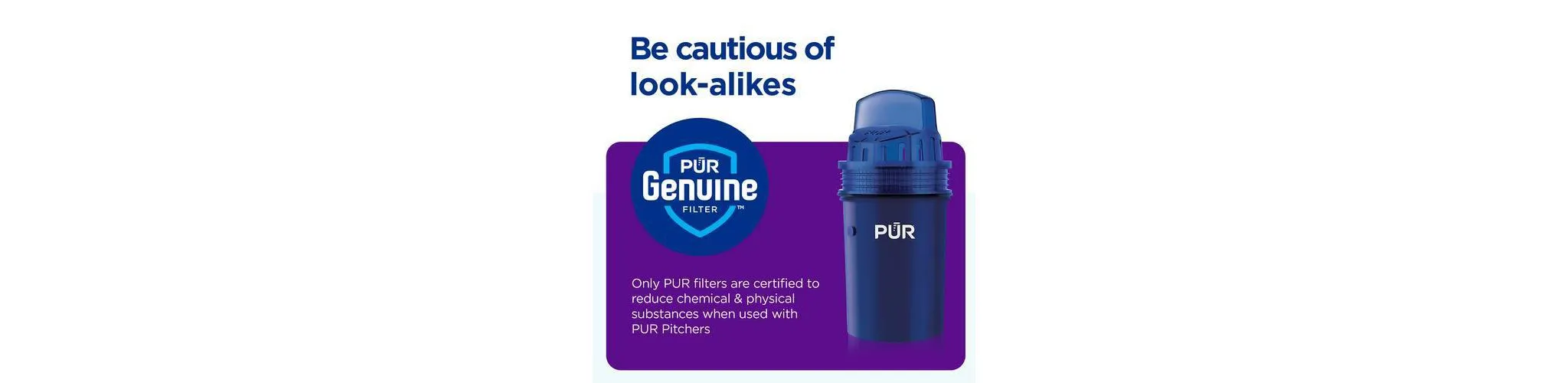 Pur 7 Cup Water Pitcher Filtration System - White/Blue - Kaedas