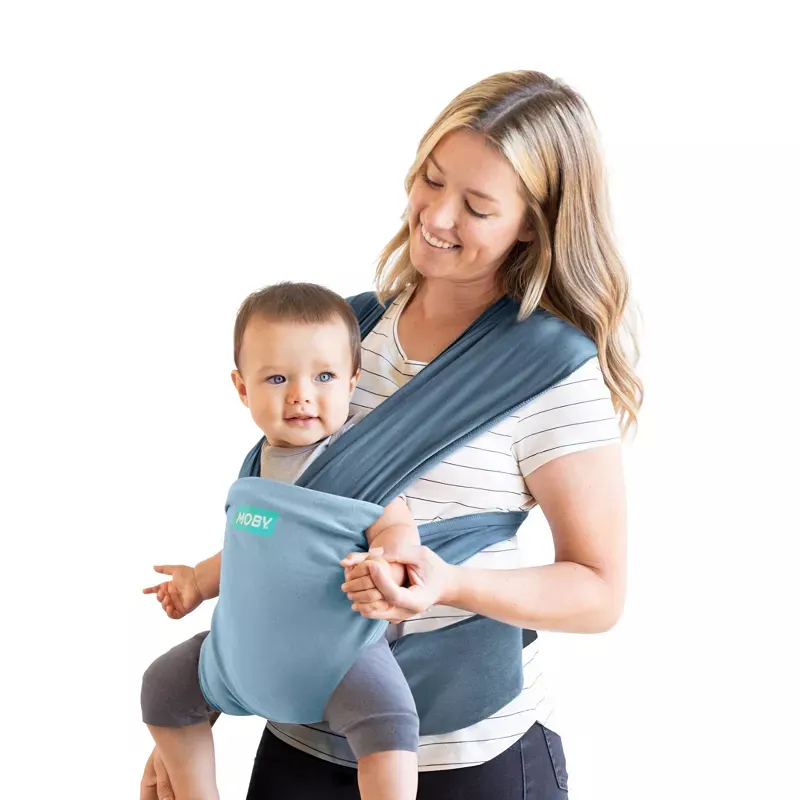 Easy Wrap Baby Carrier - Sea Spray Blue - Kaedas