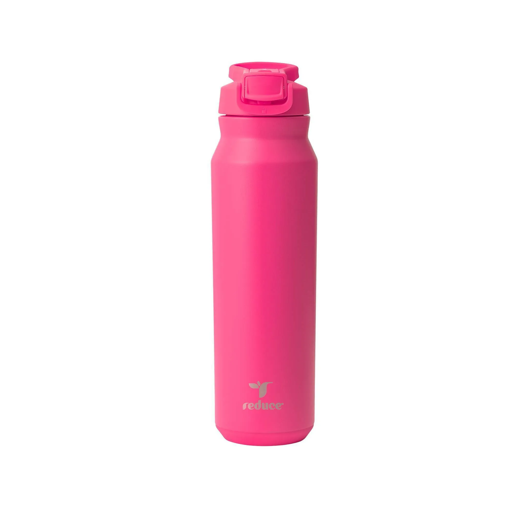 32oz Hydrate Pro Vacuum Insulated Stainless Steel Water Bottle Dark Pink: Dishwasher-Safe, Flip-Top Straw - Kaedas