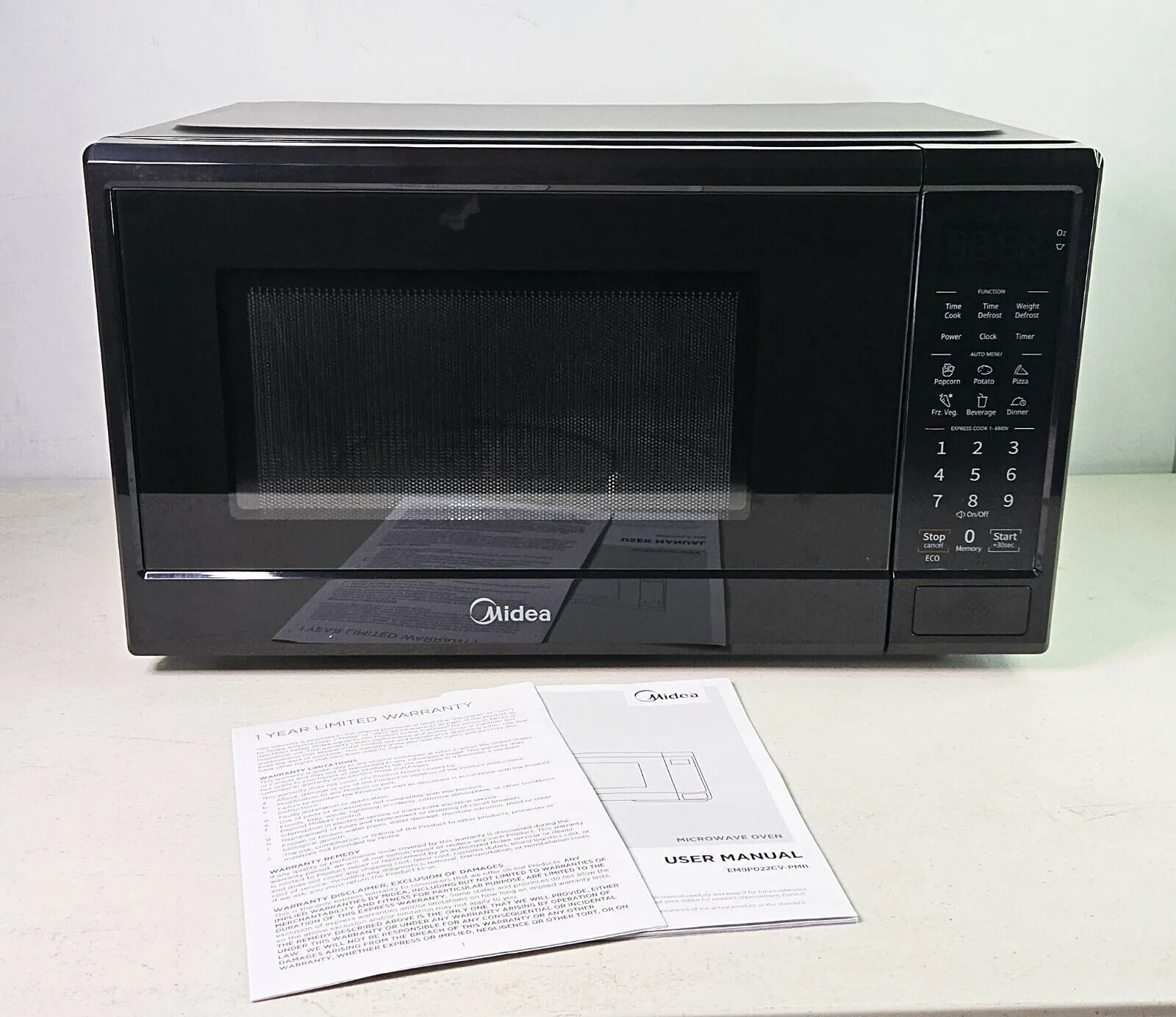 0.9 Cu.ft. Countertop Microwave Oven 900 W - Kaedas