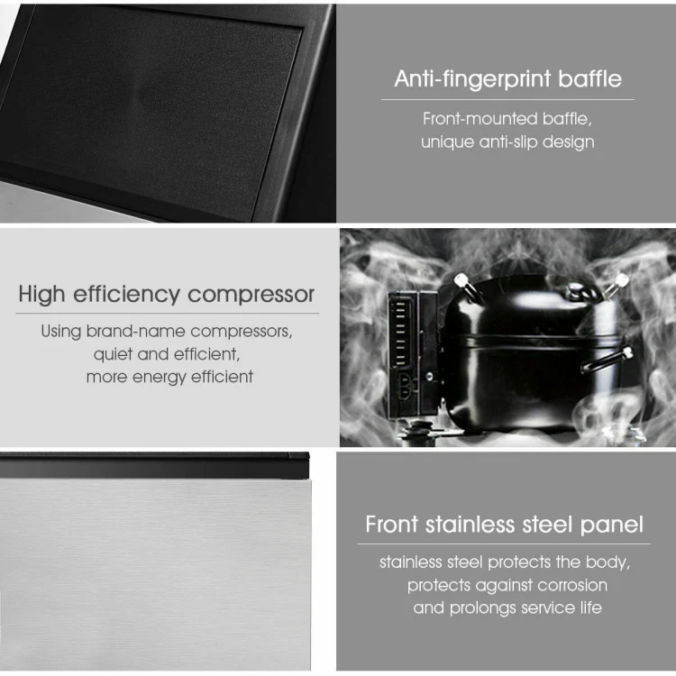 Portable Built-in Stainless Steel Commercial Ice Maker - Kaedas