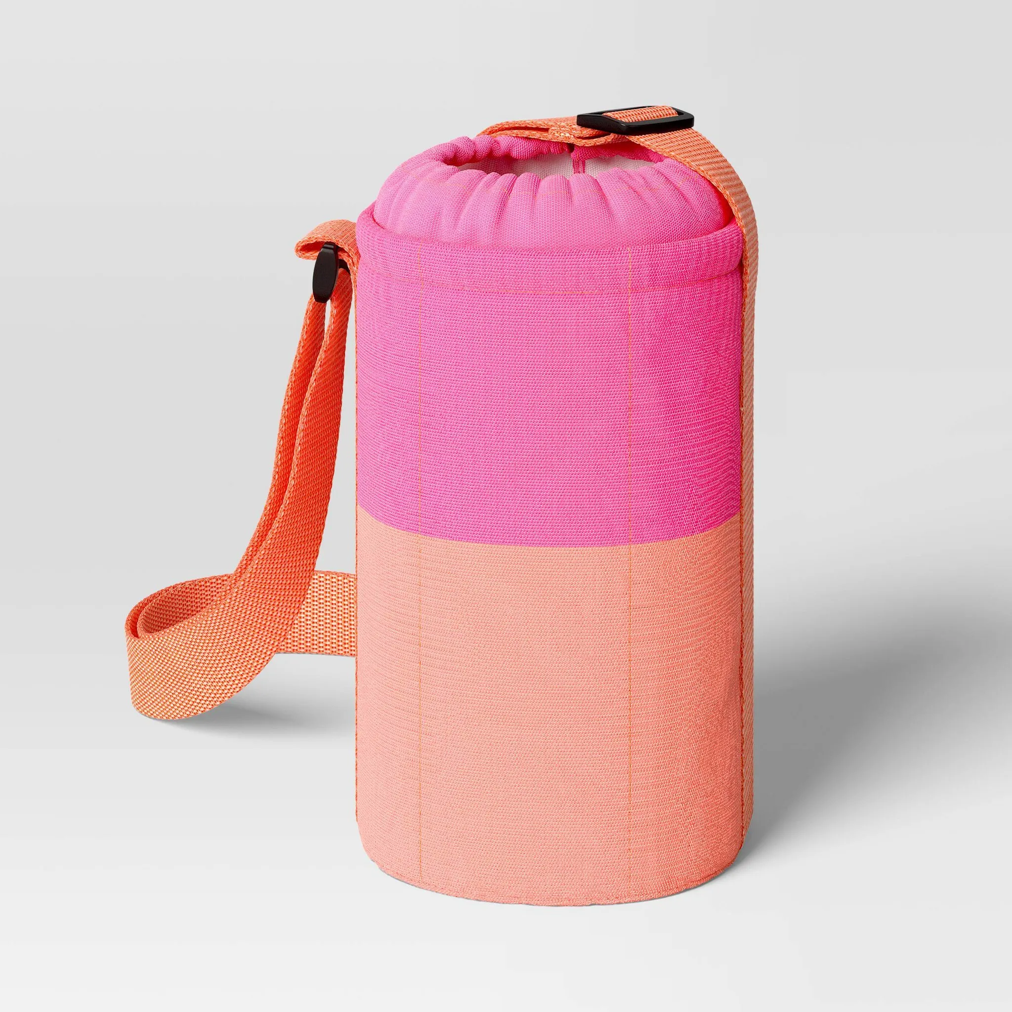 Colorblock Water Bottle Holder - Pink/Orange - Kaedas
