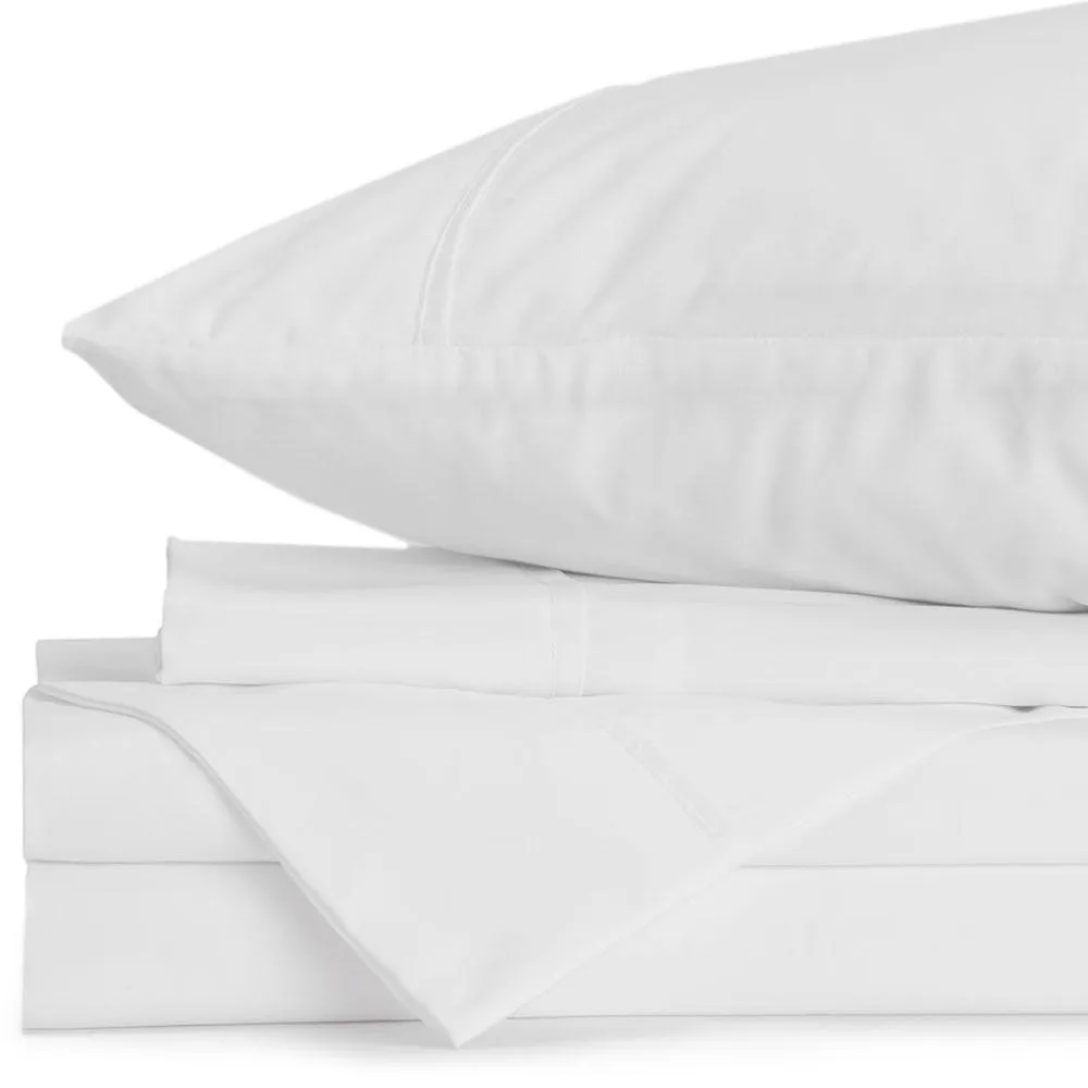 Jennifer Adams Eternal King Sheet Set - Luxurious White Bedding - Kaedas