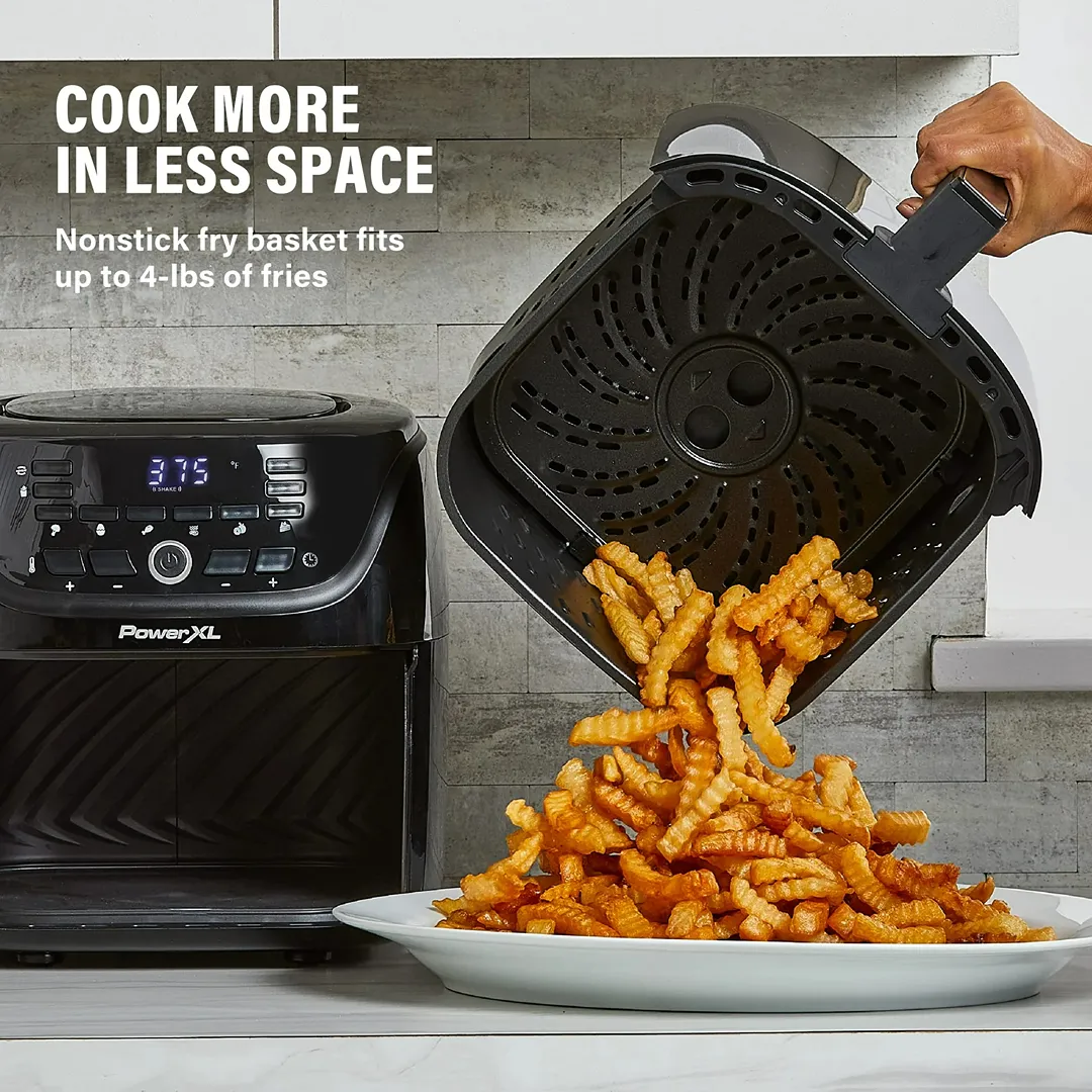 6 Qt Vortex Pro Air Fryer- Black - Kaedas