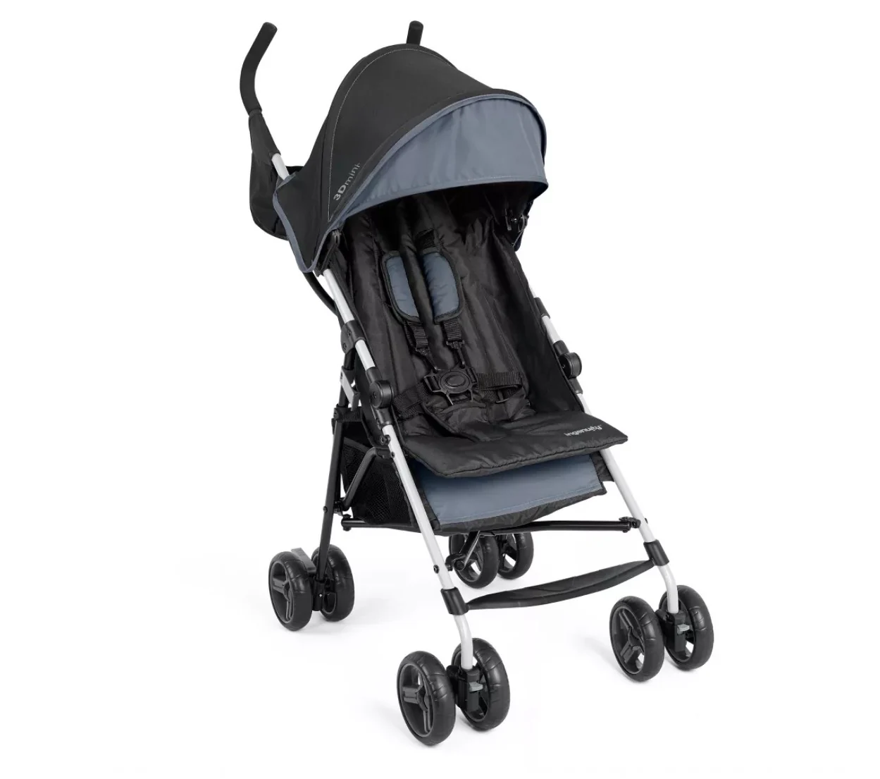3D Mini Convenience Stroller  - Slate - Kaedas