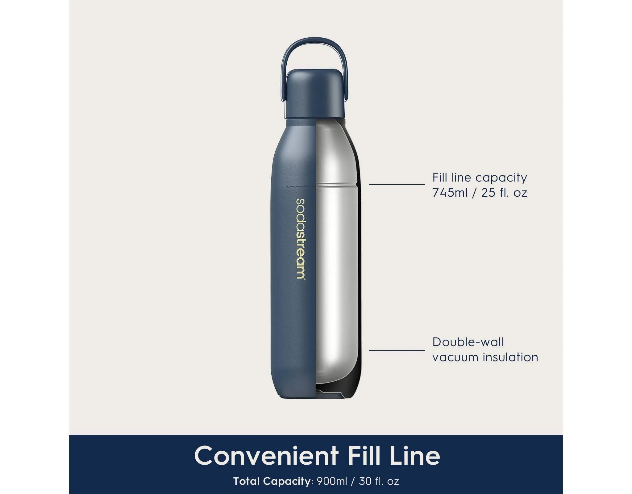GO Metal Water Bottle Sand: Stainless Steel - Kaedas