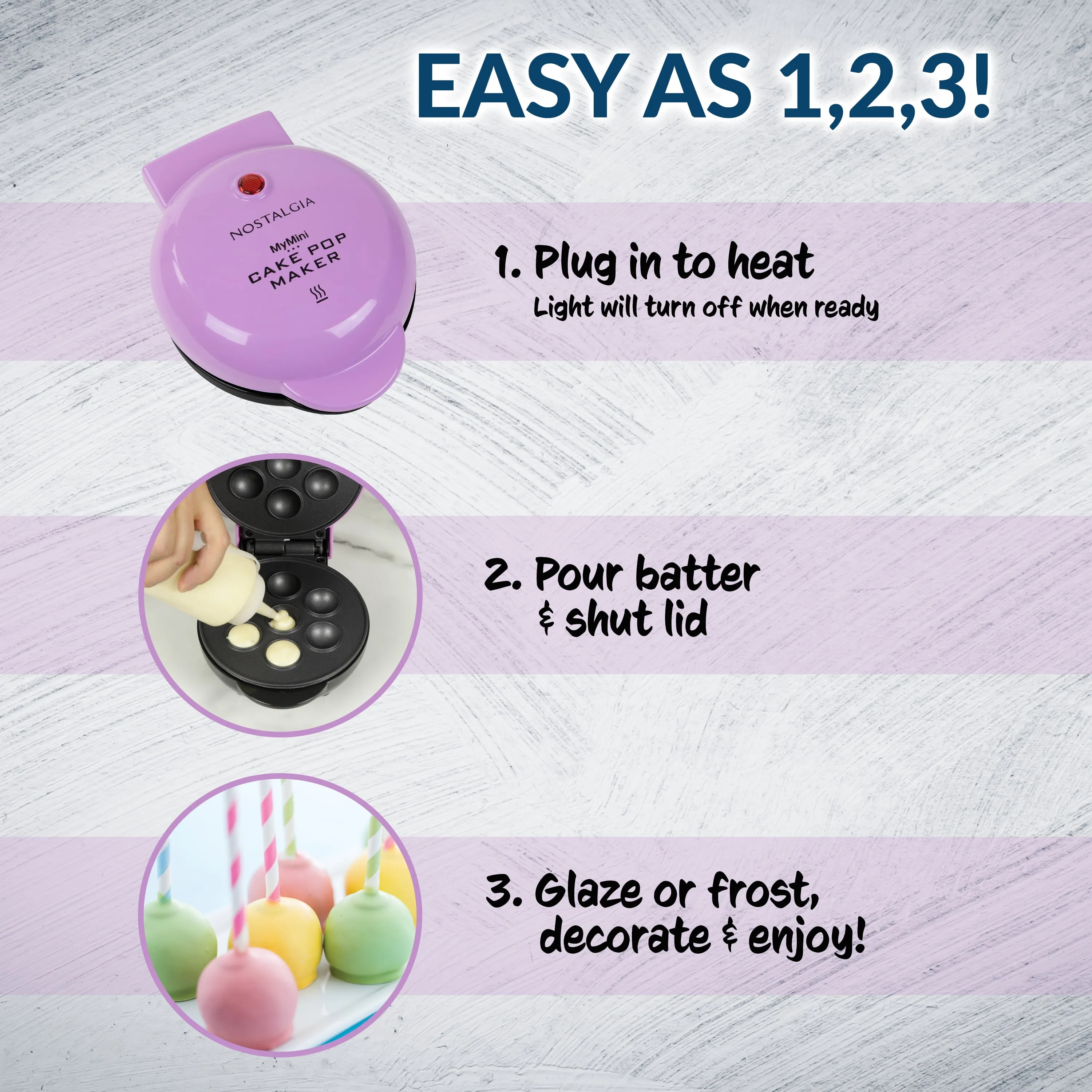 My Mini Cake Pop Maker - Purple - Kaedas