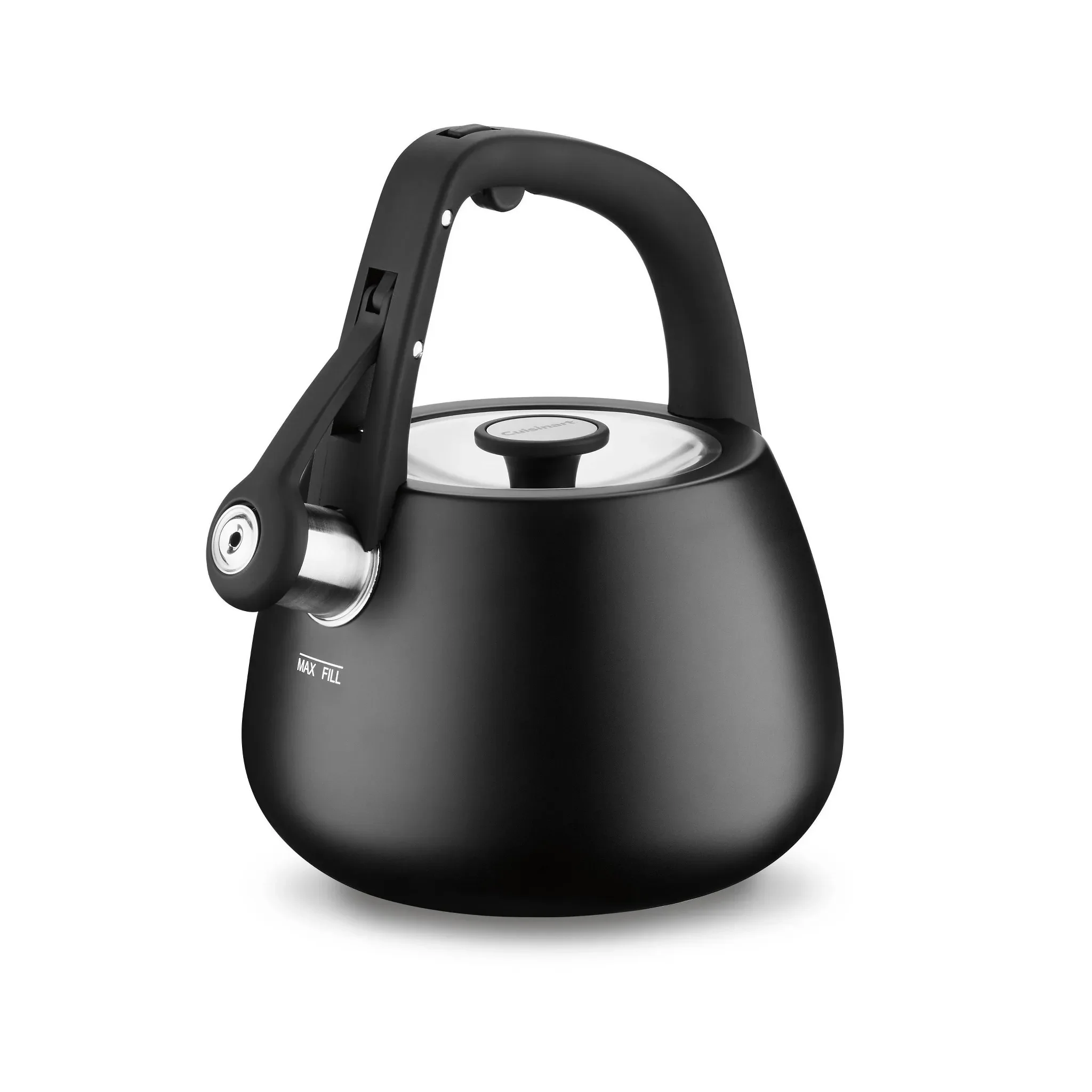 2qt Stainless Steel Stovetop Kettle- Matte Black - Kaedas
