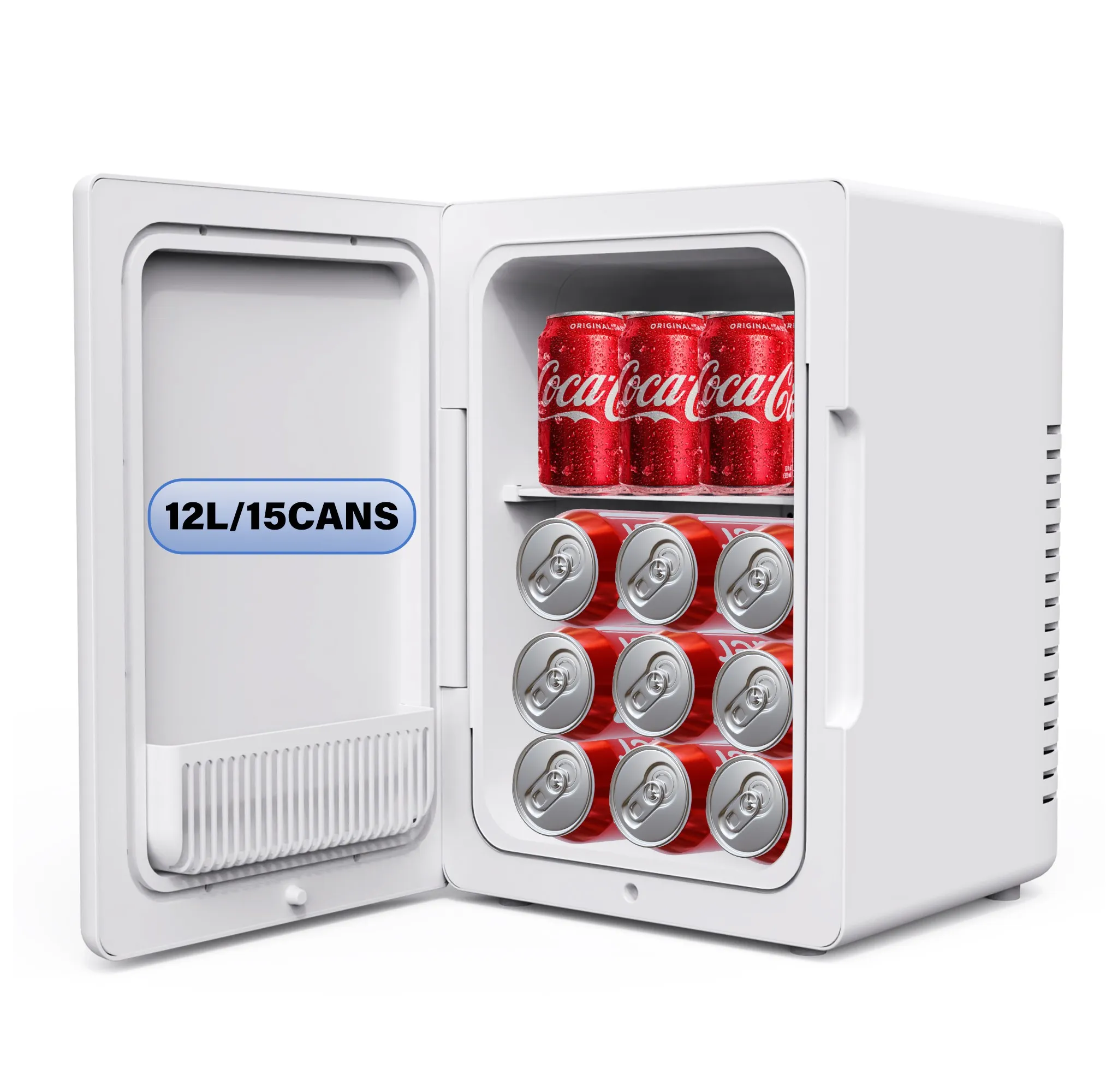 12L Mini Fridge - Portable Cooler & Warmer, Dual Power 120V AC/12V DC - Kaedas