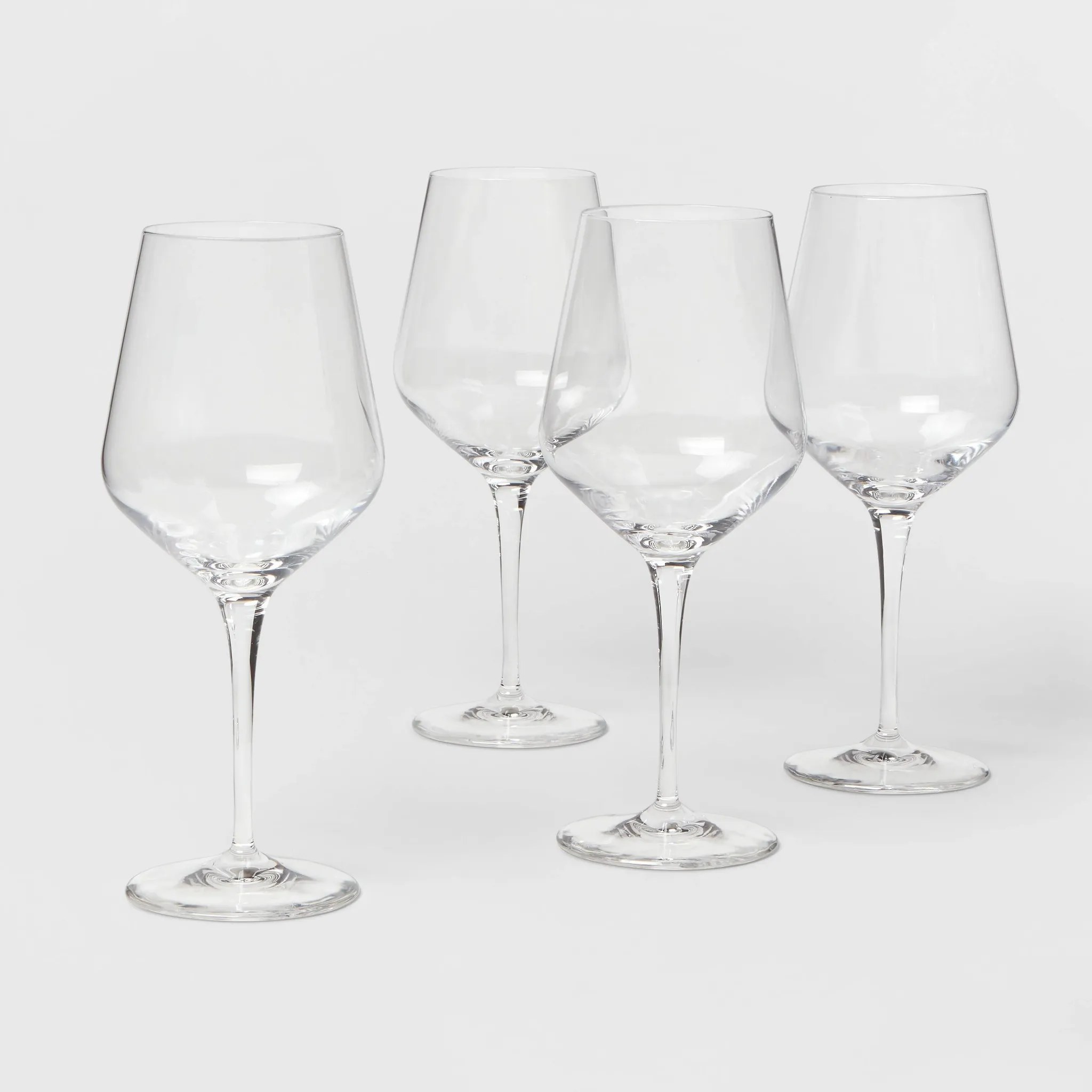 22oz 4pk Glass Atherton Red Wine Glasses - Threshold - Kaedas