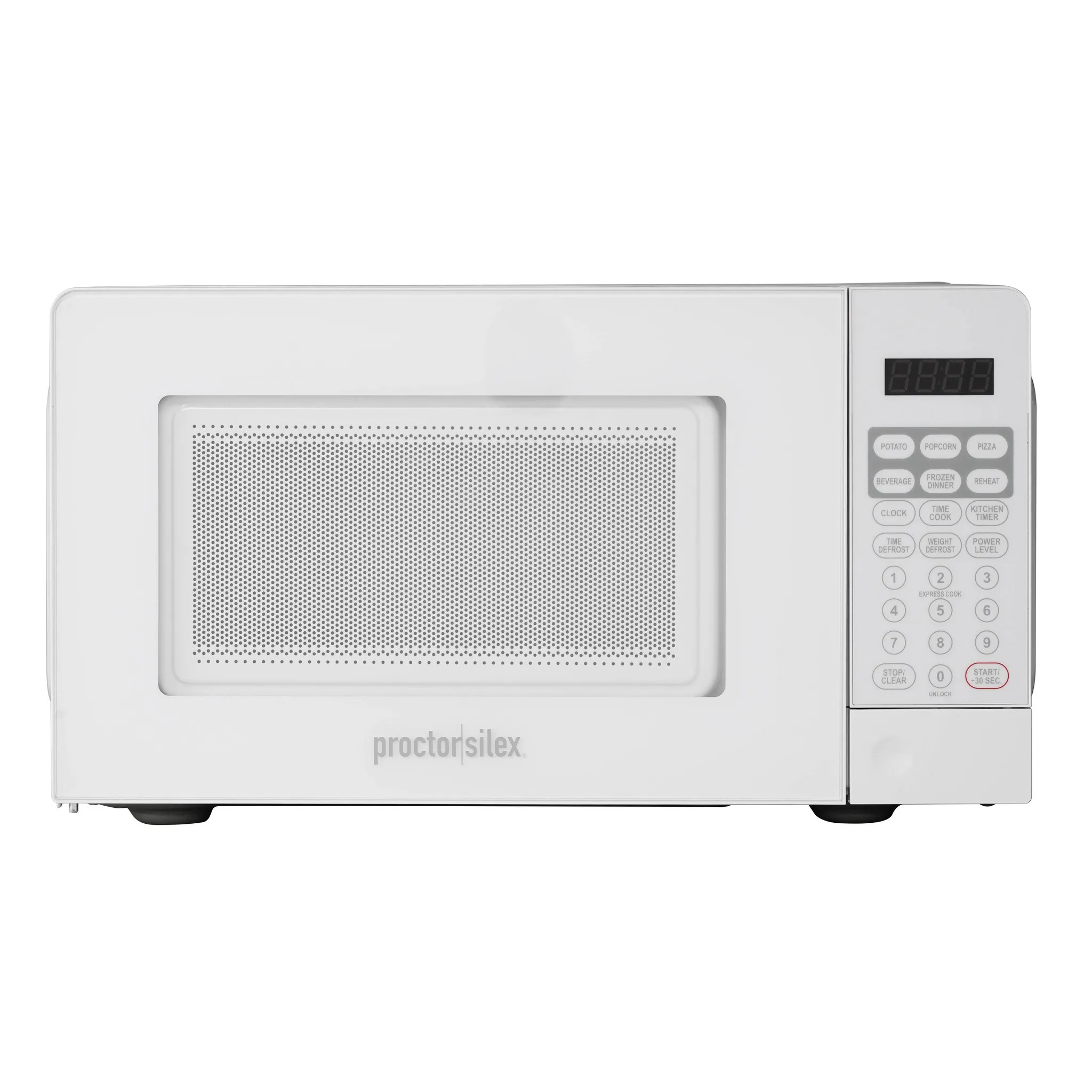 700W 0.6cu ft Countertop Microwave Oven White - Kaedas
