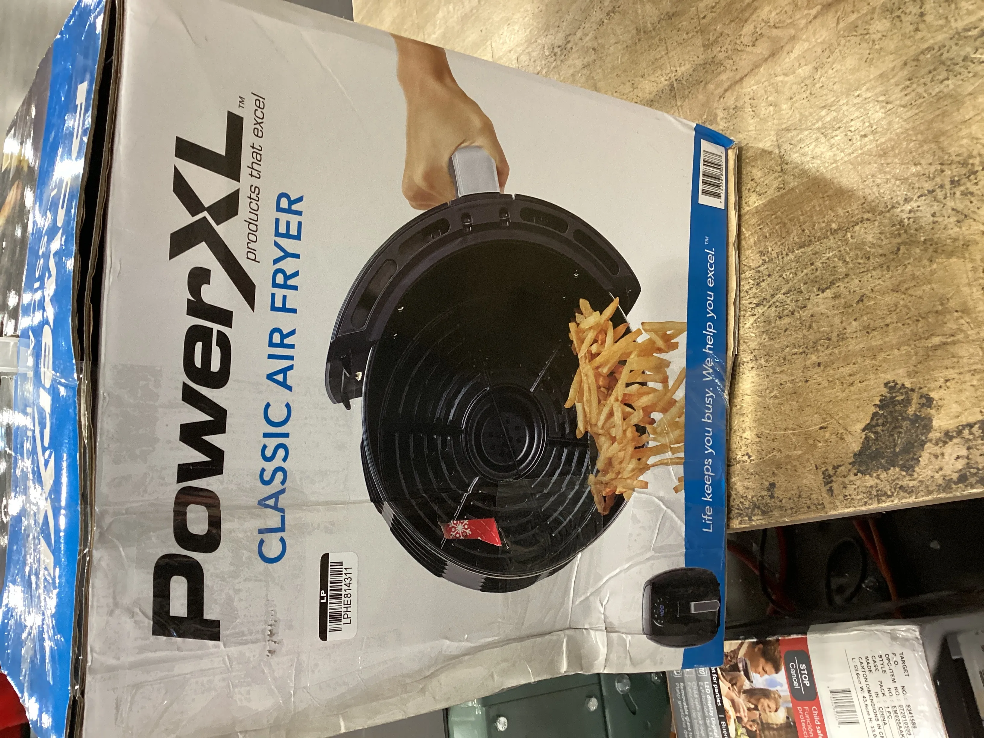 PowerXL 5Qt Single Basket Air Fryer - Black - Kaedas