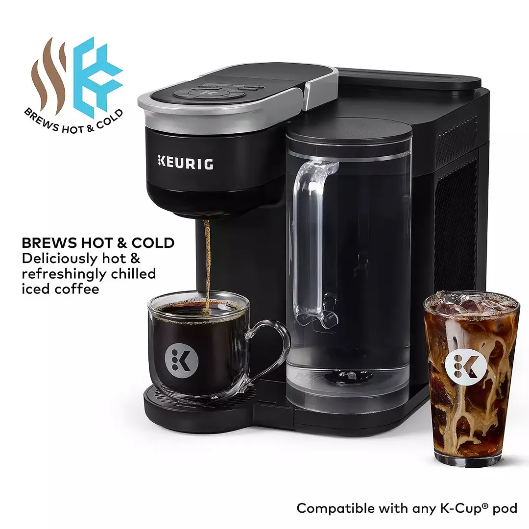 K-Brew + Chill Iced or Hot Single-Serve K-Cup Coffee Maker - Kaedas