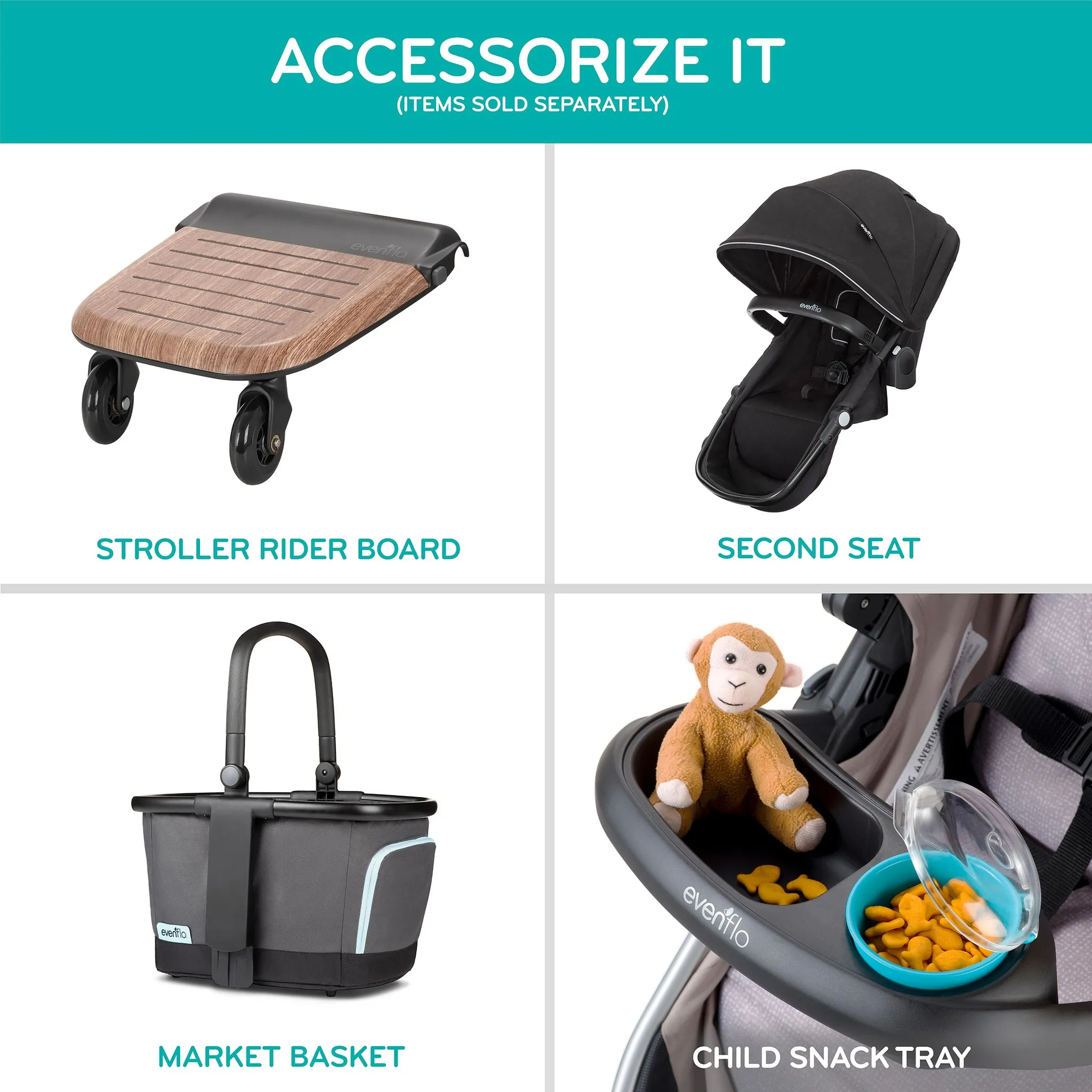 Pivot Xpand Travel System with LiteMax Infant Car Seat - Sabino Gray - Kaedas