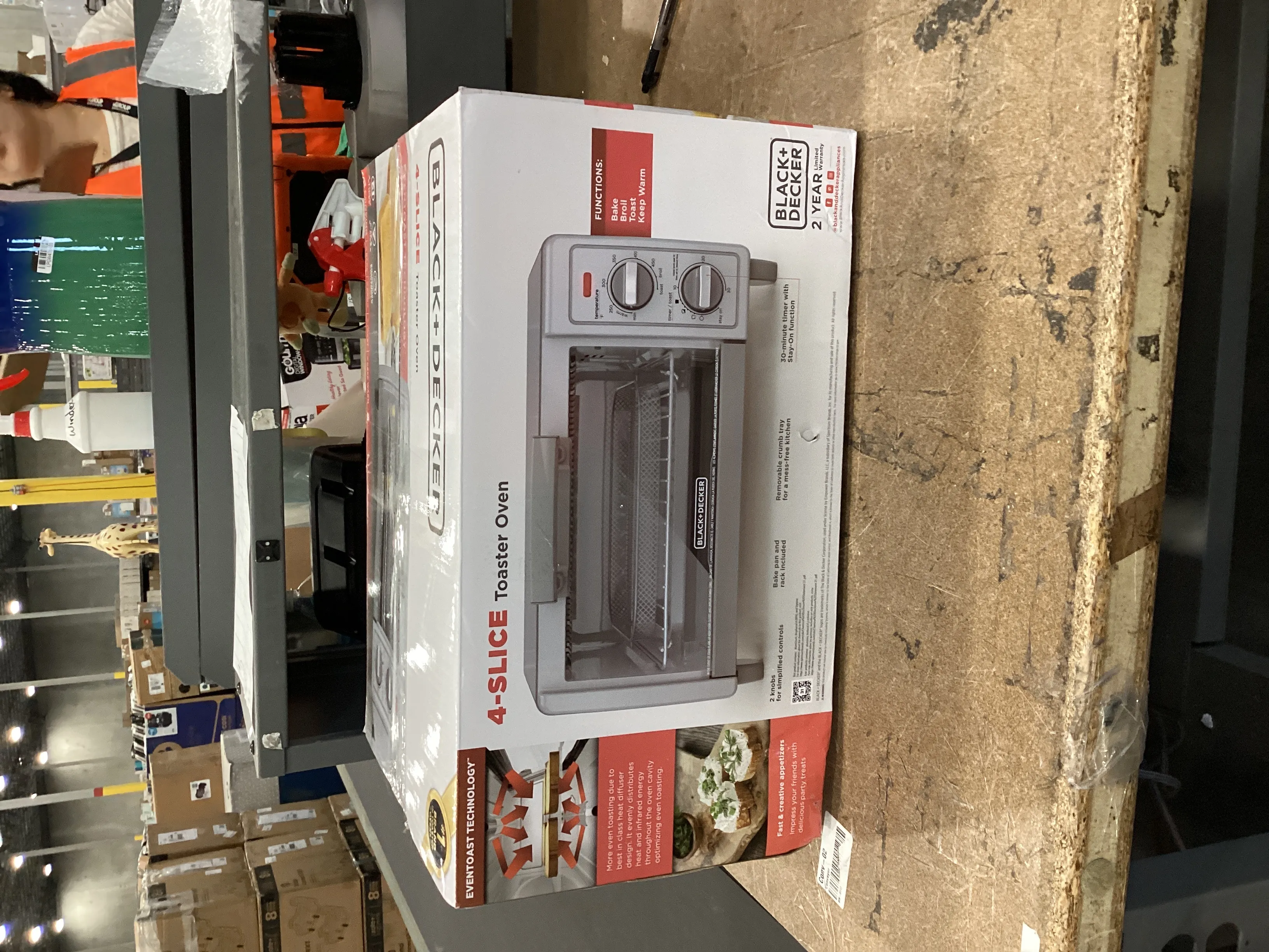 BLACK+DECKER 4 Slice Toaster Oven - Kaedas