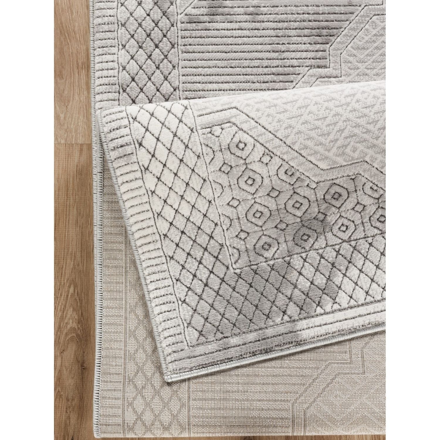 Geometrix - Medallion Rug With Geometric 3D Effect - Kaedas