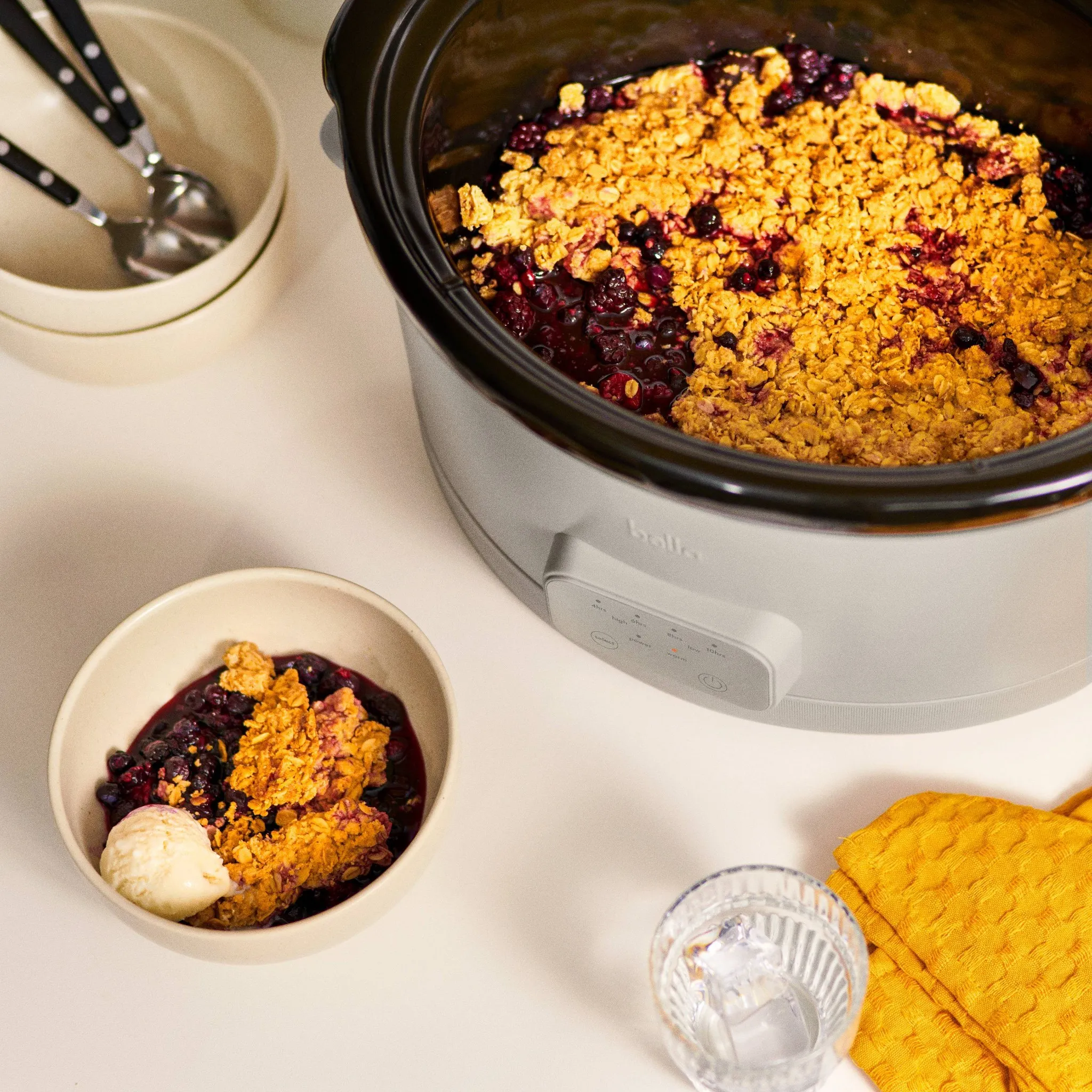 6qt Programmable Slow Cooker - Oatmilk (See Description) - Kaedas