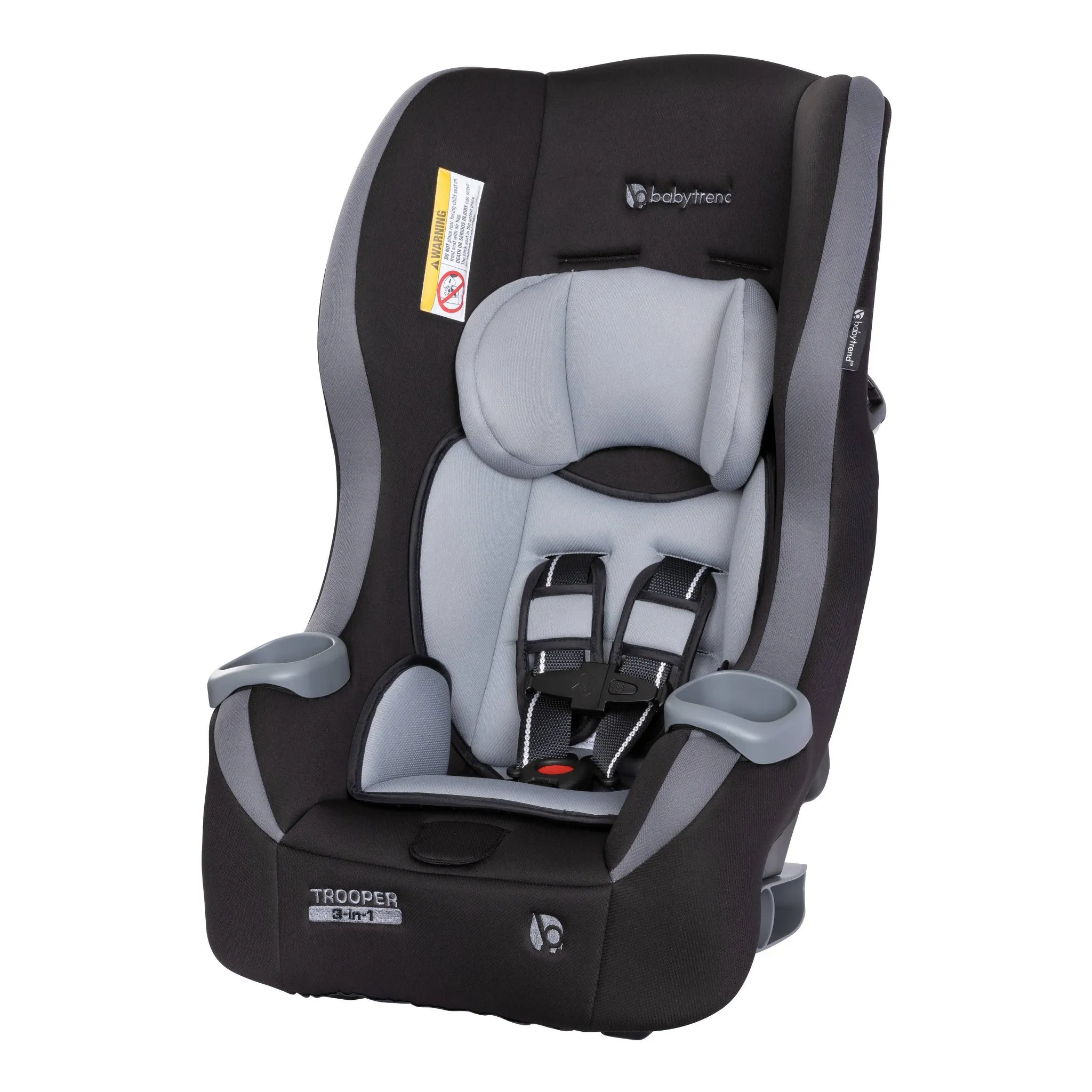 Trooper 3-in-1 Convertible Car Seat - Black - Kaedas