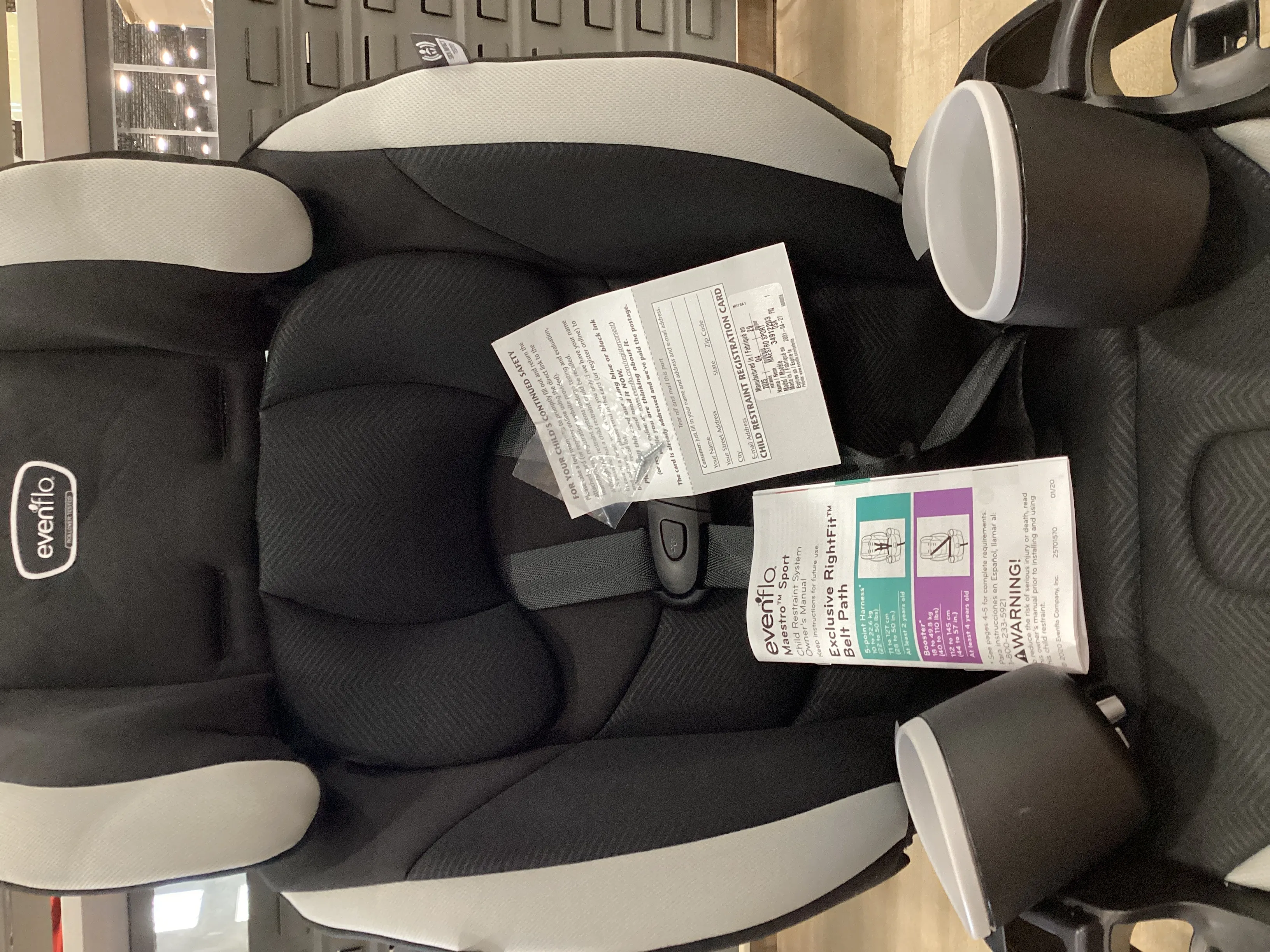 Maestro Sport Harness Booster Car Seat - Granite (See Description) - Kaedas