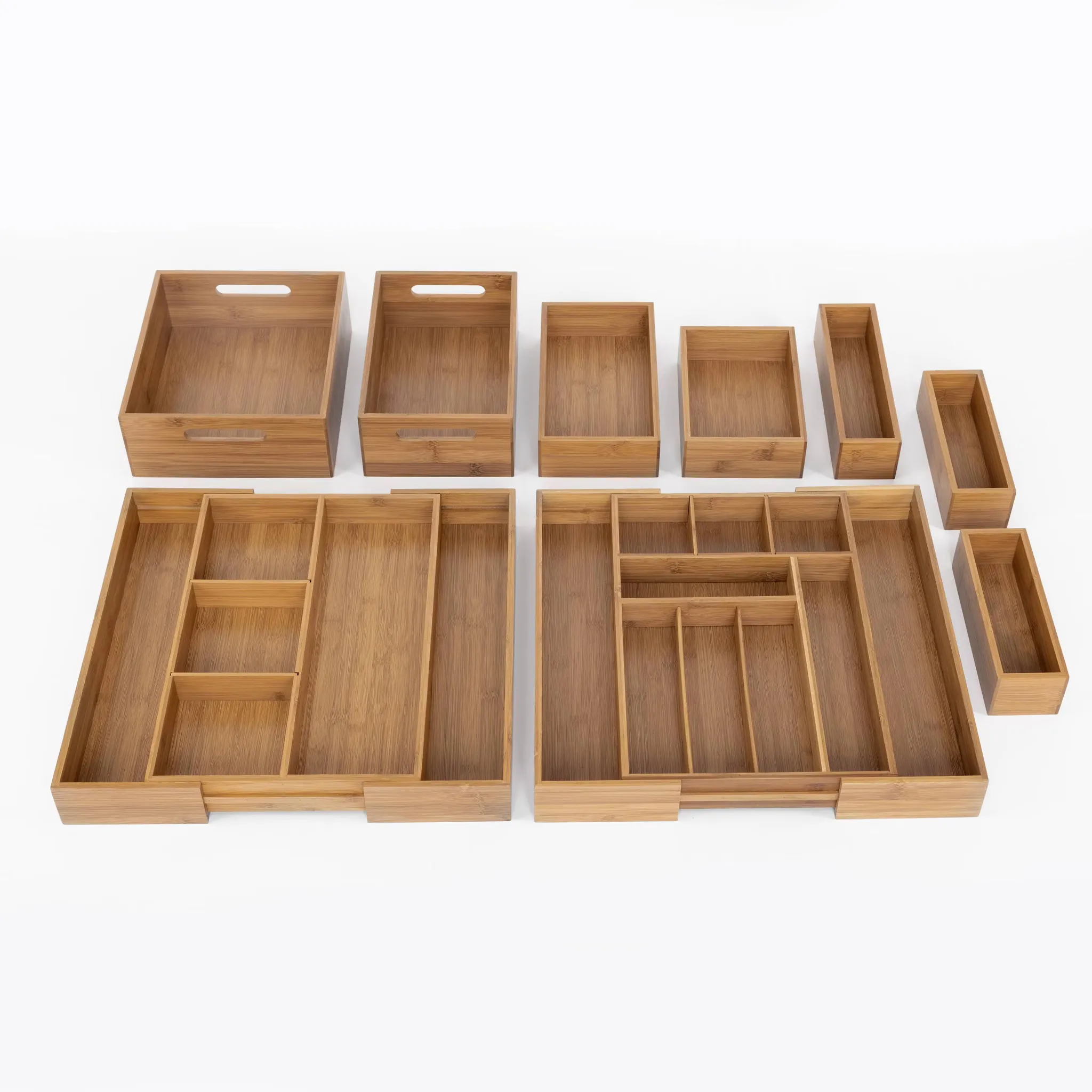 9pc Bamboo Organizer Starter Set - Kaedas