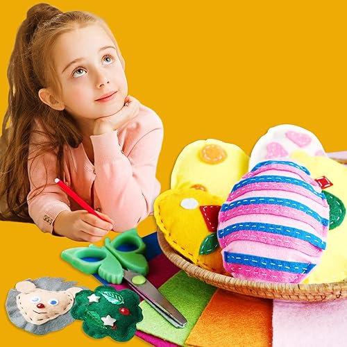 Jtnohx Filzstoff, Weiche Farbig Filz zum Basteln, 1,4mm dick Bastelfilz, 20x30cm Filzplatten für Heimwerker und Nähprojekte (Weiß) - Kaedas