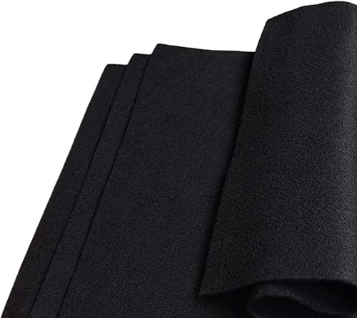 Jtnohx Filzstoff, Weiche Farbig Filz zum Basteln, 1,4mm dick Bastelfilz, 20x30cm Filzplatten für Heimwerker und Nähprojekte (Weiß) - Kaedas