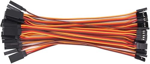 OliYin 20 stücke 22awg 60 Kerne Stecker auf Buchse 5,90 inch Blei Stecker Servo Verlängerungskabel Linie für RC Modellflugzeuge Gestrandet Futaba JR - Kaedas
