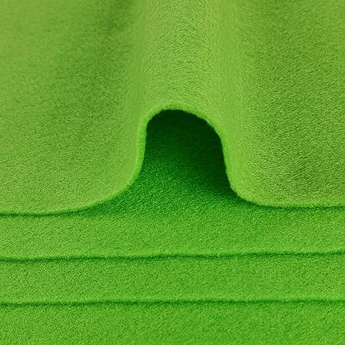 Jtnohx Filzstoff, Weiche Farbig Filz zum Basteln, 1,4mm dick Bastelfilz, 20x30cm Filzplatten für Heimwerker und Nähprojekte (Weiß) - Kaedas