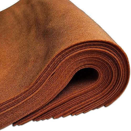 Jtnohx Filzstoff, Weiche Farbig Filz zum Basteln, 1,4mm dick Bastelfilz, 20x30cm Filzplatten für Heimwerker und Nähprojekte (Weiß) - Kaedas