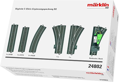 Märklin 24802 - Digitale C-Gleis-Ergänzungspackung D2, Spur H0 - Kaedas