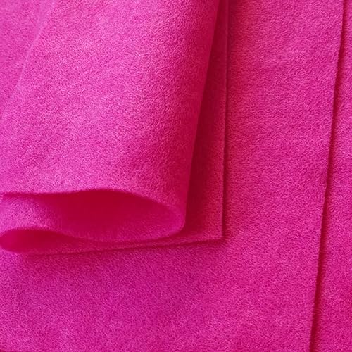 Jtnohx Filzstoff, Weiche Farbig Filz zum Basteln, 1,4mm dick Bastelfilz, 20x30cm Filzplatten für Heimwerker und Nähprojekte (Weiß) - Kaedas