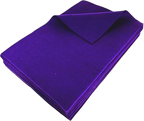 Jtnohx Filzstoff, Weiche Farbig Filz zum Basteln, 1,4mm dick Bastelfilz, 20x30cm Filzplatten für Heimwerker und Nähprojekte (Weiß) - Kaedas
