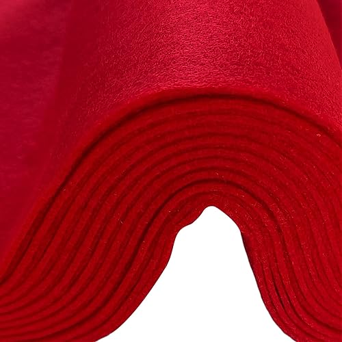 Jtnohx Filzstoff, Weiche Farbig Filz zum Basteln, 1,4mm dick Bastelfilz, 20x30cm Filzplatten für Heimwerker und Nähprojekte (Weiß) - Kaedas