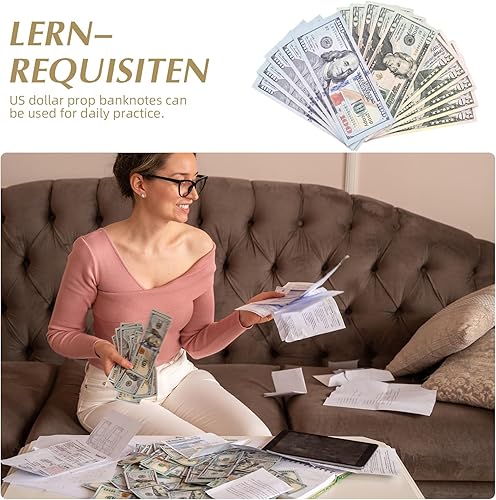 150 Blätter Spielgeld Dollar Scheine Falschgeld, Fake Feldscheine, Prop Money, Film Play Geldscheine Toy Fake Copy Dollar Money für Party Money Gun - Kaedas