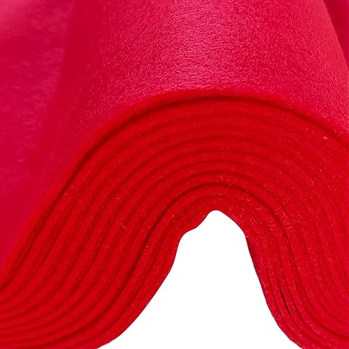 Jtnohx Filzstoff, Weiche Farbig Filz zum Basteln, 1,4mm dick Bastelfilz, 20x30cm Filzplatten für Heimwerker und Nähprojekte (Weiß) - Kaedas