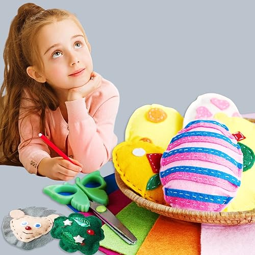 Jtnohx Filzstoff, Weiche Farbig Filz zum Basteln, 1,4mm dick Bastelfilz, 20x30cm Filzplatten für Heimwerker und Nähprojekte (Weiß) - Kaedas