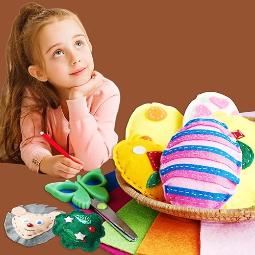 Jtnohx Filzstoff, Weiche Farbig Filz zum Basteln, 1,4mm dick Bastelfilz, 20x30cm Filzplatten für Heimwerker und Nähprojekte (Weiß) - Kaedas