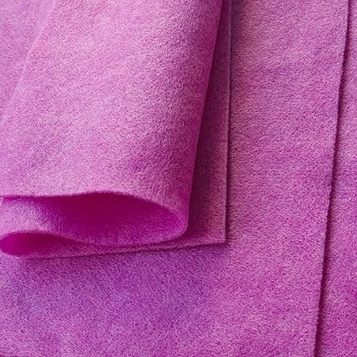 Jtnohx Filzstoff, Weiche Farbig Filz zum Basteln, 1,4mm dick Bastelfilz, 20x30cm Filzplatten für Heimwerker und Nähprojekte (Weiß) - Kaedas
