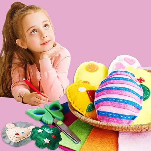 Jtnohx Filzstoff, Weiche Farbig Filz zum Basteln, 1,4mm dick Bastelfilz, 20x30cm Filzplatten für Heimwerker und Nähprojekte (Weiß) - Kaedas