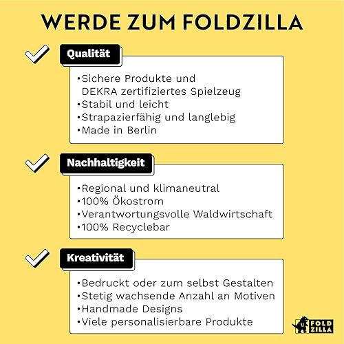 FOLDZILLA Puppentheater 0,75 x 0,70 x 1,25 m aus Pappe Theater Karton - Kasperletheater Märchen - Kaedas