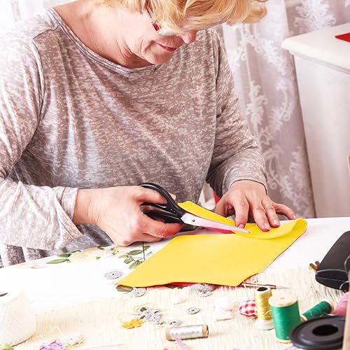 Jtnohx Filzstoff, Weiche Farbig Filz zum Basteln, 1,4mm dick Bastelfilz, 20x30cm Filzplatten für Heimwerker und Nähprojekte (Weiß) - Kaedas